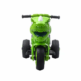 Moto Eléctrica Infantil 3 Ruedas Dino Rex Verde 6V -Preventa 20 de Octubre