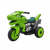 Moto Eléctrica Infantil 3 Ruedas Dino Rex Verde 6V 