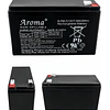 Batería Recargable Aroma 12v7ah 20hr Alarmas Juguetes Ups