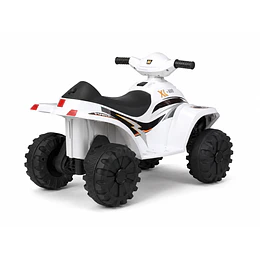 Cuatrimoto Eléctrica Infantil 4 Ruedas 6V Blanca -Preventa 20 de Octubre