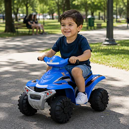 Cuatrimoto Eléctrica Infantil 4 Ruedas 6V Azul-Preventa 20 de Octubre