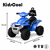 Cuatrimoto Eléctrica Infantil 4 Ruedas 6V Azul-Preventa 20 de Octubre