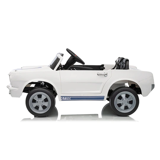 Retiro Express-Auto a Bateria Shelby Gt350 Blanco 12v 2Motores
