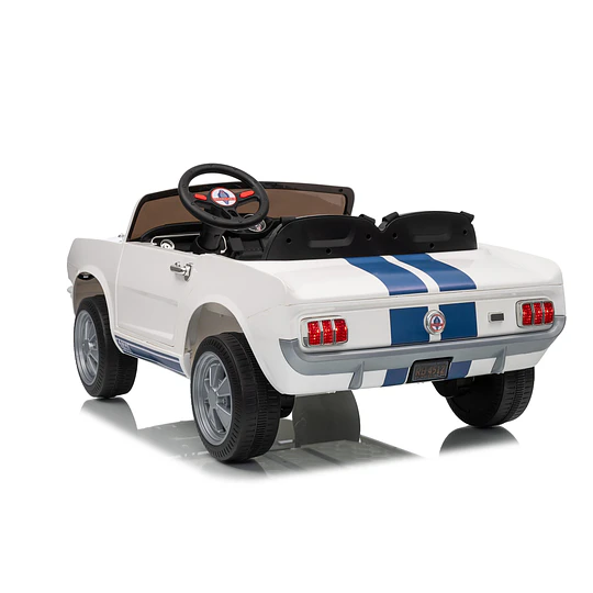 Retiro Express-Auto a Bateria Shelby Gt350 Blanco 12v 2Motores