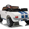 Retiro Express-Auto a Bateria Shelby Gt350 Blanco 12v 2Motores