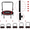 Trampolín Mini Tramp 40 Pulgadas (100 cm) con Manillar en U Ajustable Plegable