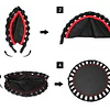 Trampolín Mini Tramp 40 Pulgadas (100 cm) con Manillar en U Ajustable Plegable
