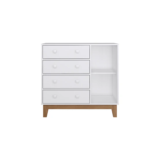 Cómoda Harmony blanca BY130 BL  - BOMBITA