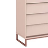 Cómoda Noah Design Rosa Base Cobre- BOMBITA