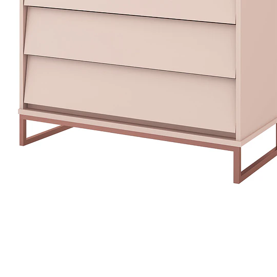 Cómoda Noah Design Rosa Base Cobre- BOMBITA