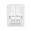 Cuna Plegable Con Ruedas Blanca Madera Maciza Kidscool Con Colchón Y Mosquitero -Preventa 04 de Noviembre