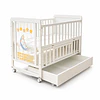 Cuna Multifunción Madera Osito Con Luz Mesa Apoyo Y Colchón Kidscool- Preventa 04 de Noviembre