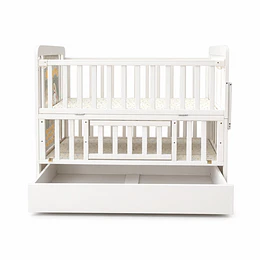 Cuna Multifunción Madera Osito Con Luz Mesa Apoyo Y Colchón Kidscool- Preventa 04 de Noviembre