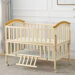 Cuna Colecho Corral Madera Natural con Mudador Kidscool -Preventa 04 de Noviembre 