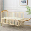 Cuna Colecho Corral Madera Natural con Mudador Kidscool -Preventa 04 de Noviembre 