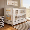Cuna Multifunción Madera Osito Con Luz Mesa Apoyo Y Colchón Kidscool- Preventa 04 de Noviembre