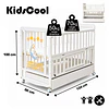 Cuna Multifunción Madera Osito Con Luz Mesa Apoyo Y Colchón Kidscool- Preventa 04 de Noviembre