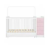 Cuna Con Comoda Top Baby Rosada -BOMBITA