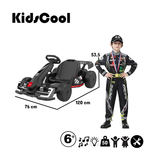Go Kart A Bateria Drift Audi Negro 24v -Preventa 25 de 0ctubre -BOMBITA