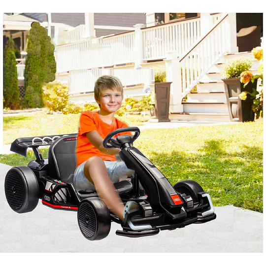 Go Kart A Bateria Drift Audi Negro 24v -Preventa 25 de 0ctubre -BOMBITA