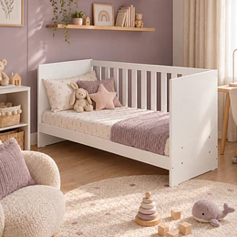 Cuna Colecho Multifuncional 4 en 1 Kidscool Blanca Evolutiva a Cama y Sofá- Preventa 14 de Noviembre
