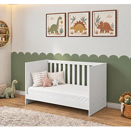 Cuna Colecho Multifuncional 4 en 1 Kidscool Blanca Evolutiva a Cama y Sofá- Preventa 14 de Noviembre
