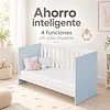 Cuna Colecho Multifuncional 4 en 1 Kidscool Blanca Evolutiva a Cama y Sofá- Preventa 14 de Noviembre