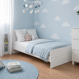 Cuna Colecho Multifuncional 4 en 1 Kidscool Blanca con Cómoda 3 Cajones -Preventa 14 de Noviembre
