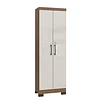 Armario Multiuso 2 Puertas con Llave Canela Arena 187x60.9x37.3 cm MDP