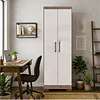 Armario Multiuso 2 Puertas con Llave Canela Arena 187x60.9x37.3 cm MDP