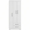 Clóset Ropero Francia Blanco 3 Puertas 2 Cajones MDP 187.4x83.2x47.3 cm