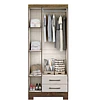 Clóset Ropero Canela Arena 3 Puertas 2 Cajones MDP 187.4x83.2x47.3 cm