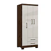 Clóset Ropero Canela Arena 3 Puertas 2 Cajones MDP 187.4x83.2x47.3 cm