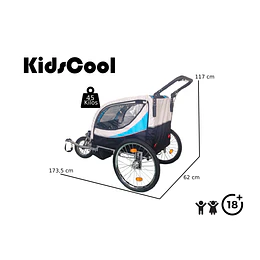 Retiro Express-Carro Jogger Baby Trailer Duplex