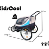 Retiro Express-Carro Jogger Baby Trailer Duplex