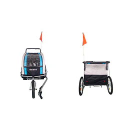 Retiro Express-Carro Jogger Baby Trailer Duplex