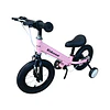 Retiro Express-Bicicleta Infantil 2 en 1 Aro 12 Rosado Balance Pedales Rueditas