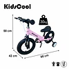 Retiro Express-Bicicleta Infantil 2 en 1 Aro 12 Rosado Balance Pedales Rueditas