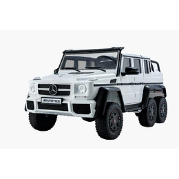 Retiro Express-Auto Bateria G63 Licencia  Mercedes 6x6 Blanco 12v