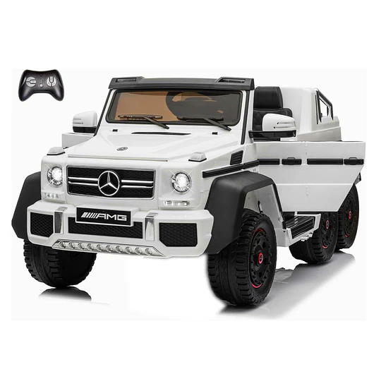 Retiro Express-Auto Bateria G63 Licencia  Mercedes 6x6 Blanco 12v