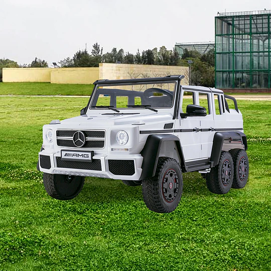 Retiro Express-Auto Bateria G63 Licencia  Mercedes 6x6 Blanco 12v