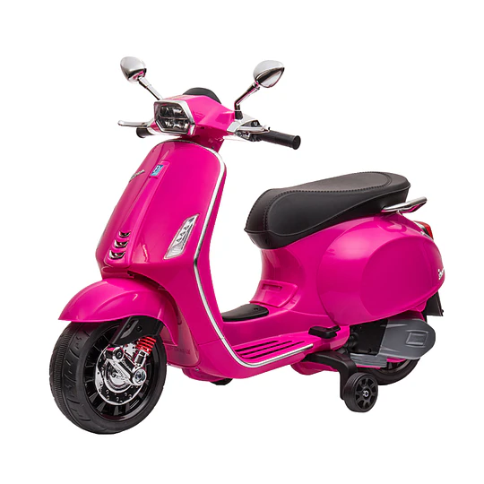 Retiro Express-Moto Rosada Vespa Sprint Racing A Bateria 12V 