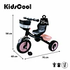 Retiro Express-Triciclo Infantil a Pedales Rosa con Canastillo