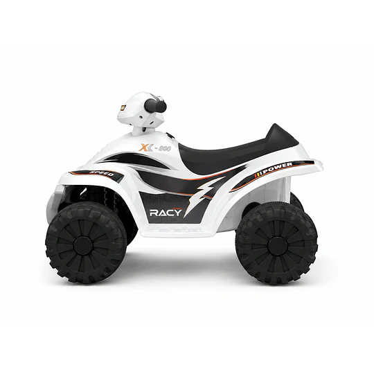 Retiro Express-Cuatrimoto Eléctrica Infantil 4 Ruedas 6V Blanca