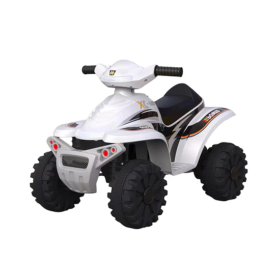 Retiro Express-Cuatrimoto Eléctrica Infantil 4 Ruedas 6V Blanca