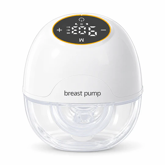 Extractor de Leche Materna Eléctrico Manos Libres Wearable Kidscool Blanco Silencioso Libre de BPA 
