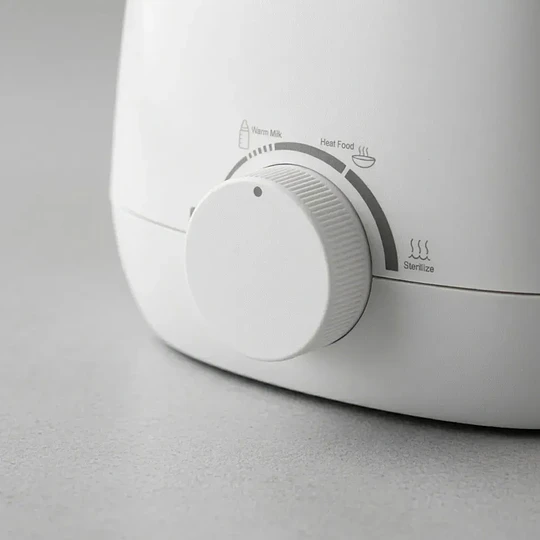  Calentador de Mamaderas y Leche Materna Mantiene Temperatura Constante Doble Kidscool Blanco - Calentador Térmico Libre de BPA 