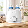  Calentador de Mamaderas y Leche Materna Mantiene Temperatura Constante Doble Kidscool Blanco - Calentador Térmico Libre de BPA 