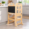 Torre De Aprendizaje Madera Infantil 3 En 1 Mesa Pizarra Kidscool 
