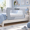 Baranda de Cama Infantil 1.2M Anti Caídas Abatible Kidscool Gris - Protección de Seguridad